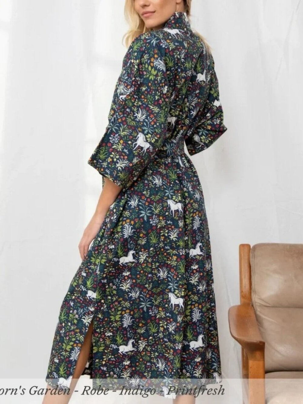 Printfresh Unicorn Robe XL NWT